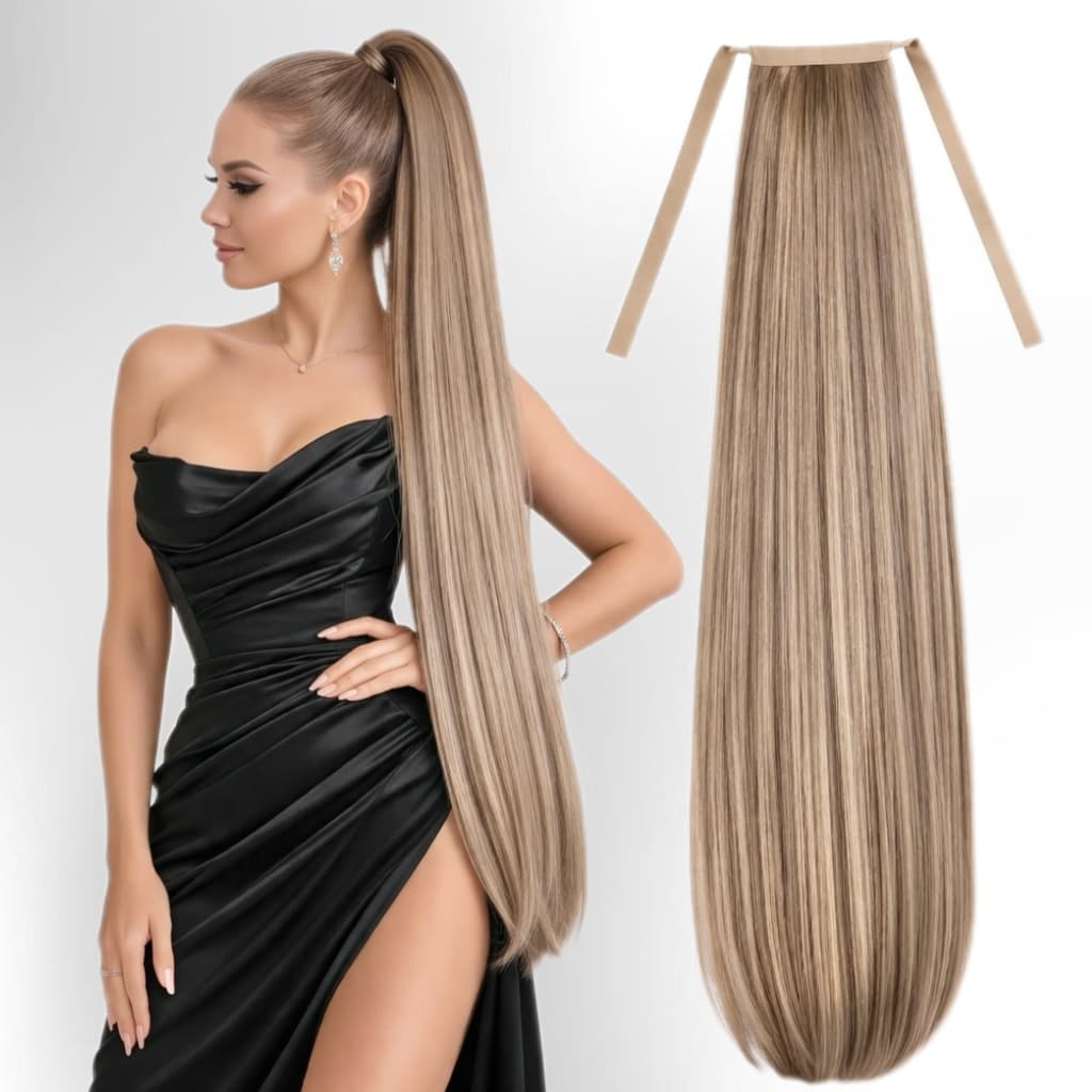 Ponytail Hair Extensions Black Collection #10