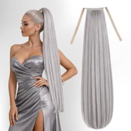 Ponytail Hair Extensions Oskar Grey