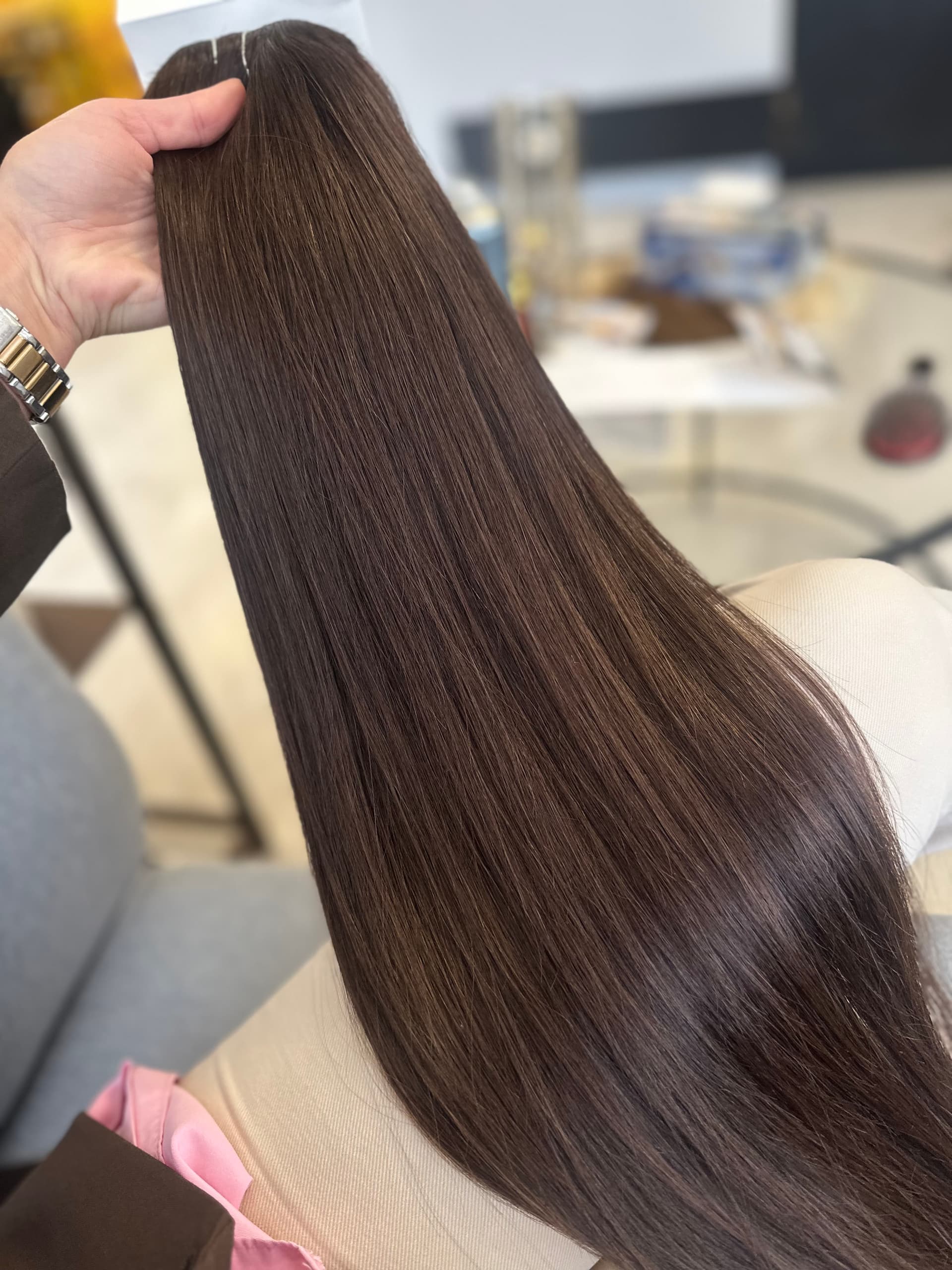 White Platinum Clip-on Extensions #2