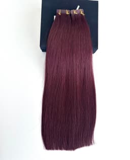 Extensii Tape-in Russian Hair DOUBLE TAPE BURGUNDY Extensii Tape-in Russian Hair DOUBLE TAPE BURGUNDY