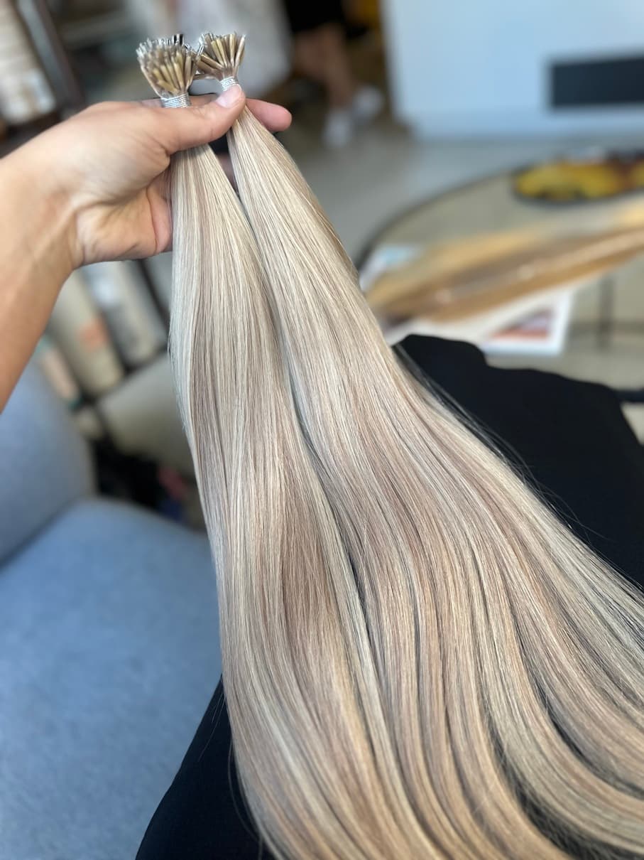 Extensii Nanoring Russian Balayage #19/Silver