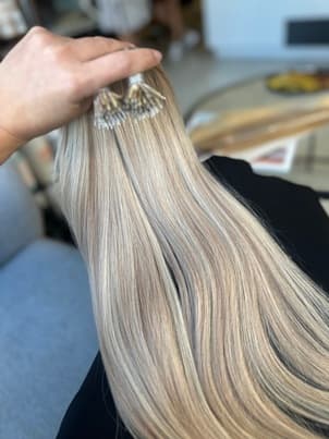 Extensii Nanoring Russian Balayage #19/Silver
