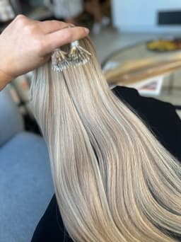 Extensii Nanoring Russian Balayage #19/Silver