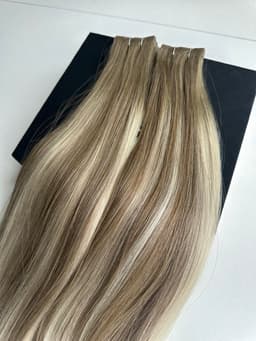 Extensii Invisible Tape Balayage #8/Silver/#8