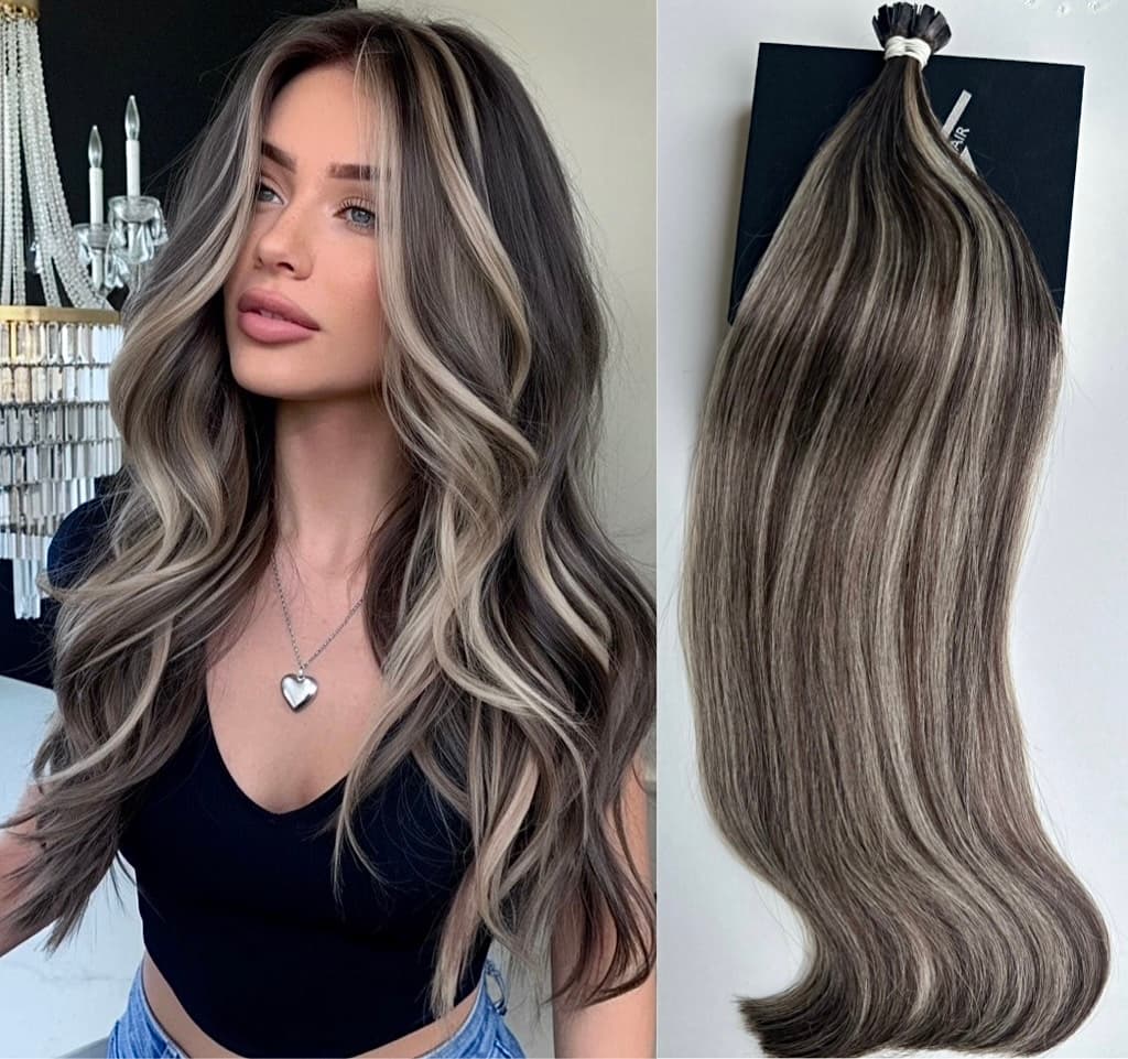 Extensii Cheratina Par Slavic Balayage #3/#12