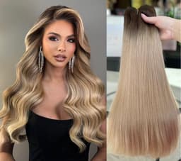 Clip On Luxe Drept Black Collection Ombre #4/#20