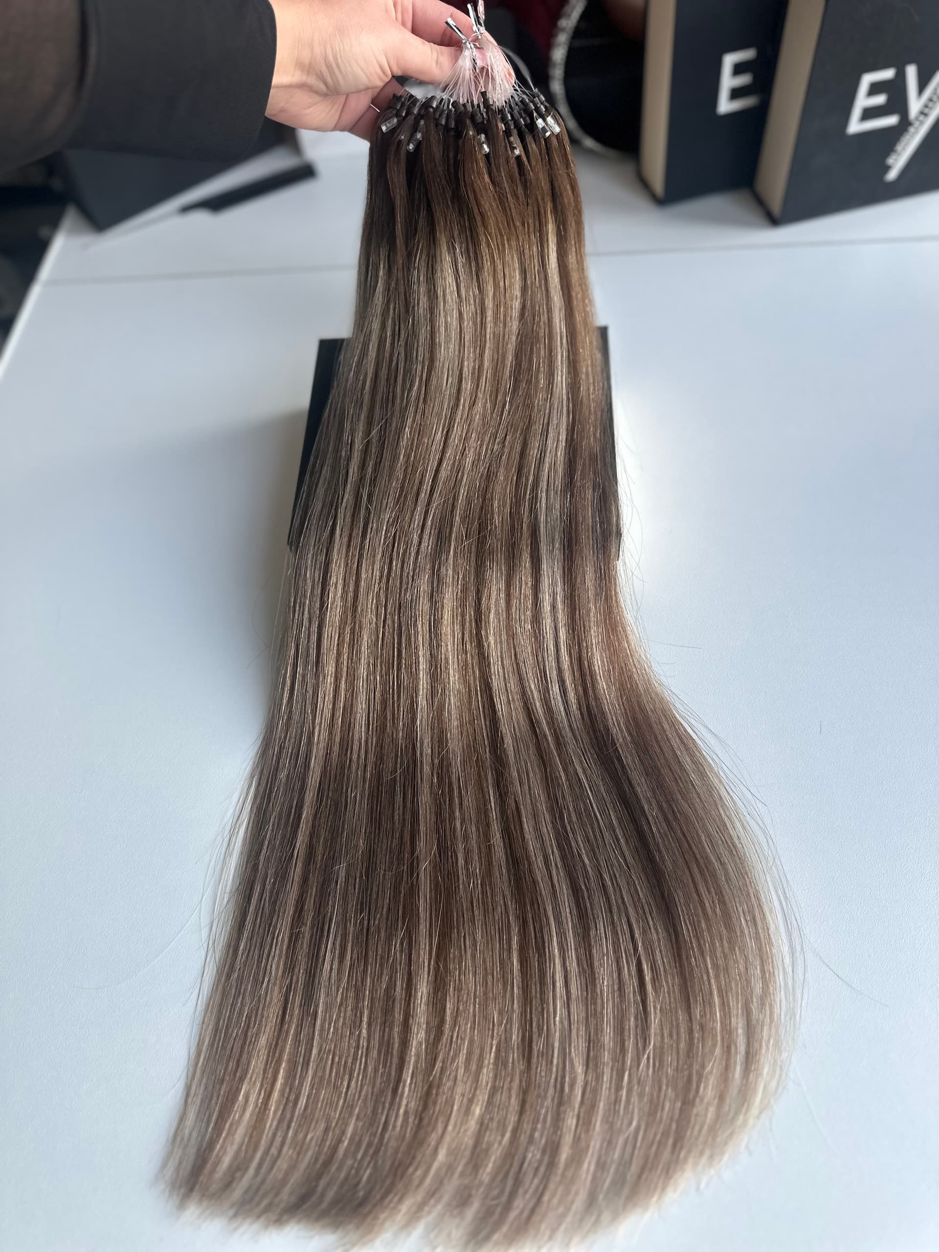 Extensii Microring Diamond Balayage #4/17/ #4