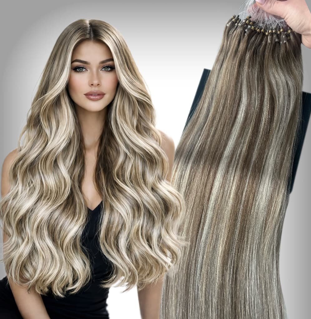 Extensii Microring Oskar Balayage #8/Silver/8