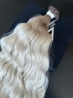 Extensii Cheratina Russian Hair Ombre #8/Silver Ondulat Extensii Cheratina Russian Hair Ombre #8/Silver Ondulat