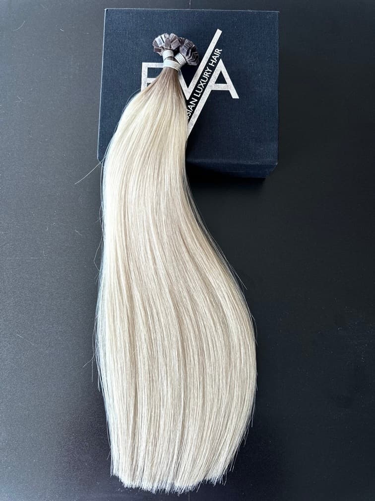 Extensii MICRO KERATINA Russian Hair Ombre #8/Silver
