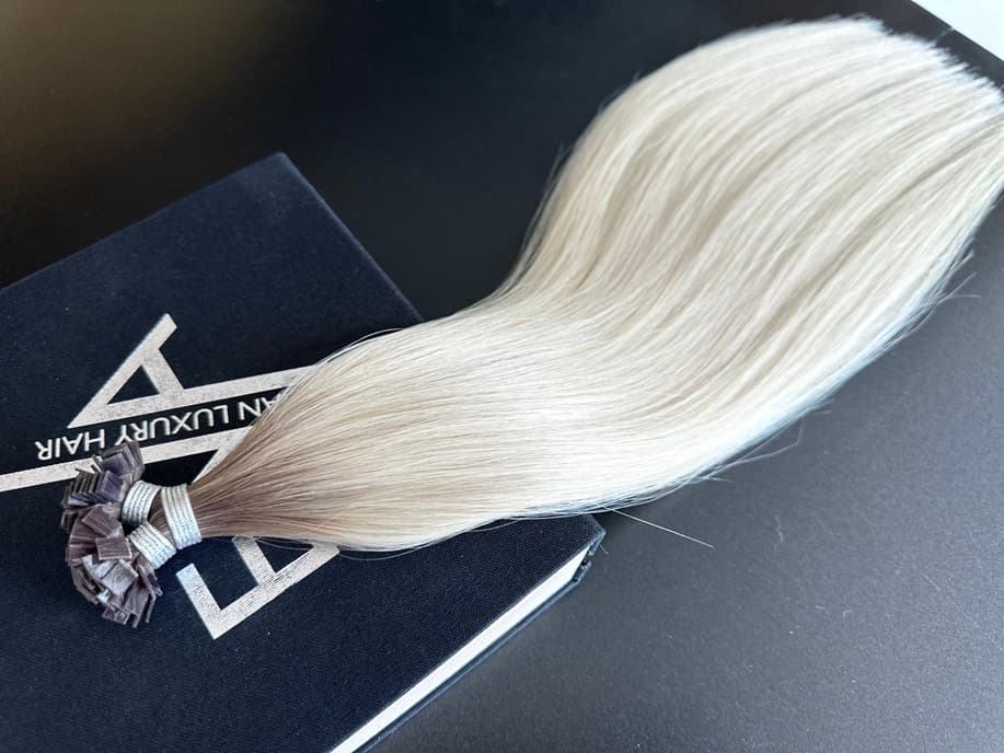Extensii MICRO KERATINA Russian Hair Ombre #8/Silver