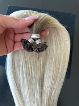 Extensii MICRO KERATINA Russian Hair Ombre #8/Silver
