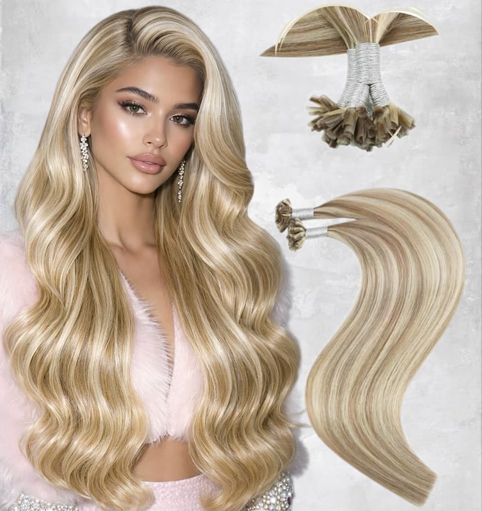 Extensii cheratina Diamond Balayage #18/#60