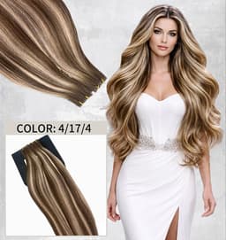 Extensii Invisible Tape Balayage #4/17/4