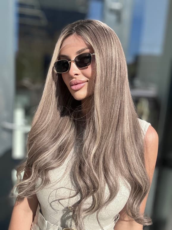 Peruca din par natural MALVINA