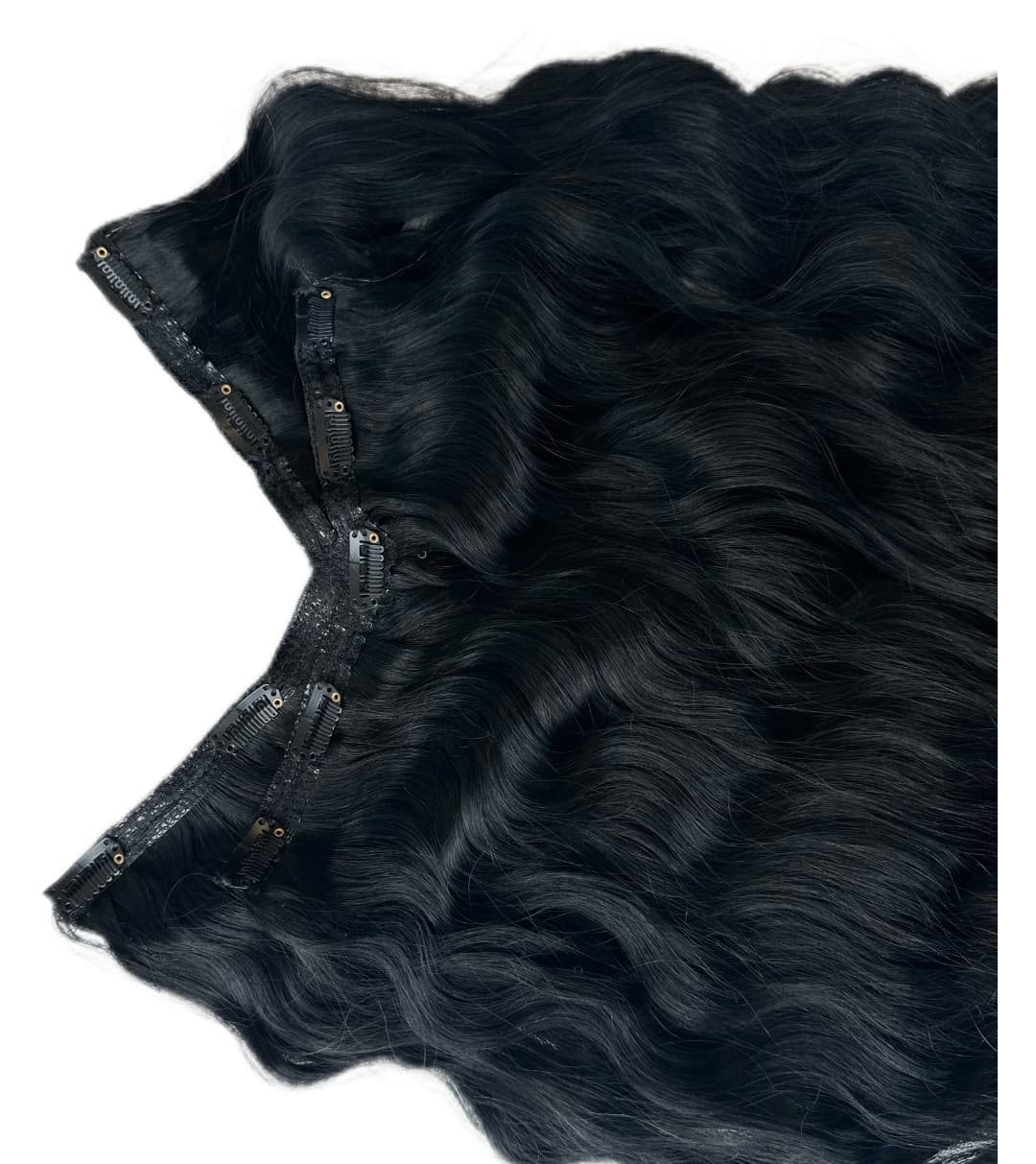 Tresa Eva Hair (4D) Negru Ondulat #1 