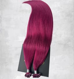 Extensii cheratina Luxe Burgundy II