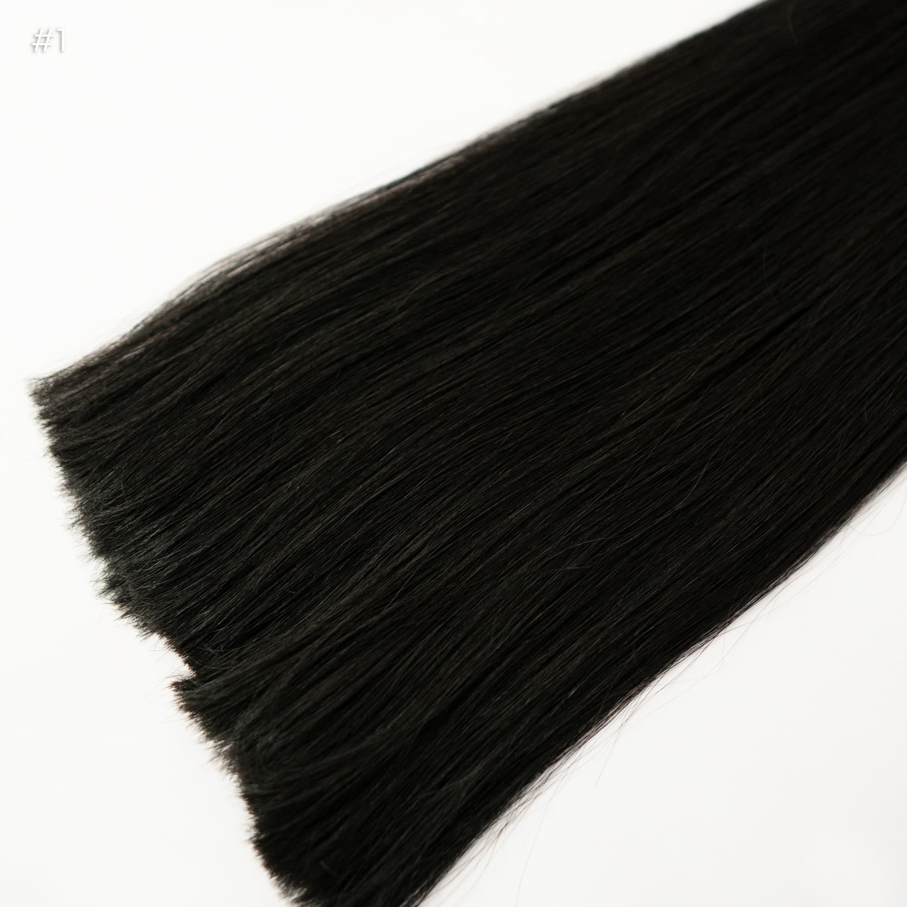 Keratin Extensions Slavic Hair #1 Black