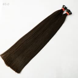 Keratin Extensions Slavic Hair #3 Chocolate