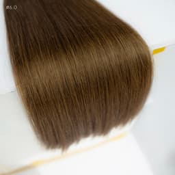 Keratin Extensions Slavic Hair #6 Light Brown