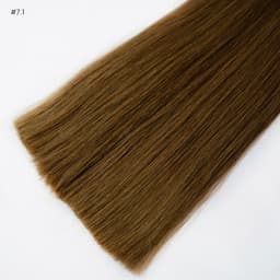 Keratin Extensions Slavic Hair #7 Light Brown