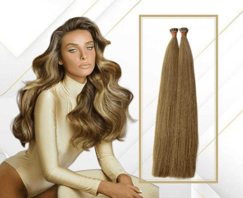Keratin Extensions Slavic Hair #7K 