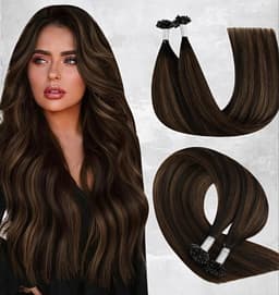 Extensii cheratina OSKAR Balayage #1B/#6