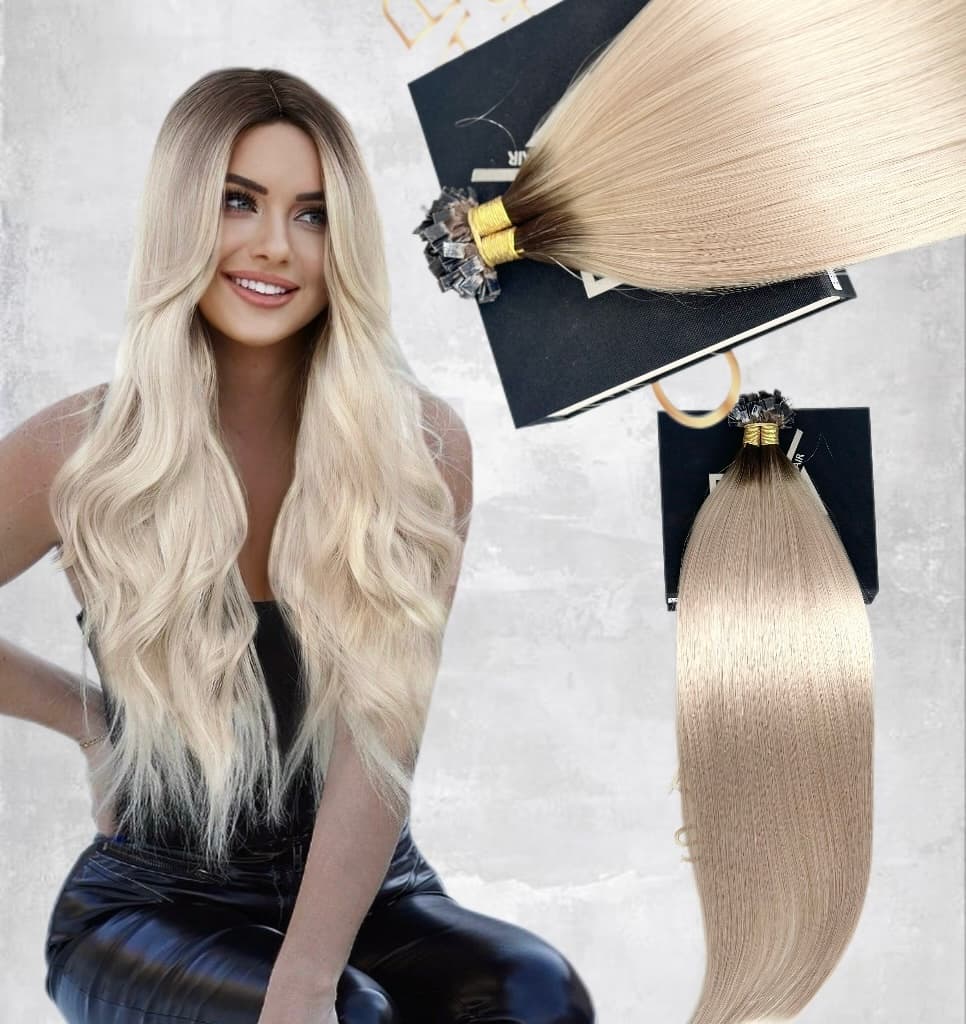 Extensii cheratina Luxe Ombre #3/#60A