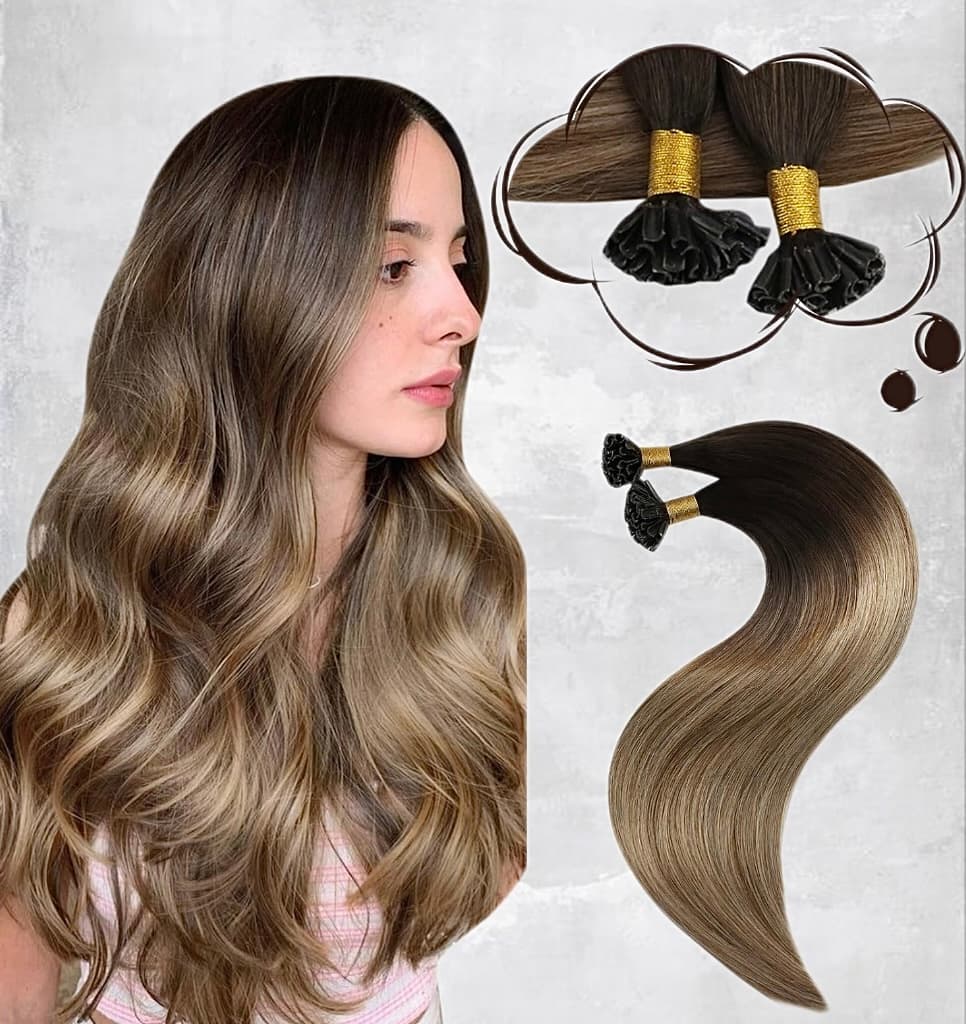 Extensii Cheratina Black Collection Balayage #4/#10