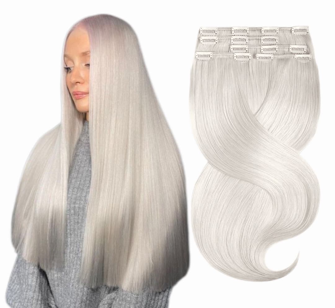 Clip On Premium Drept Black Collection Light Grey