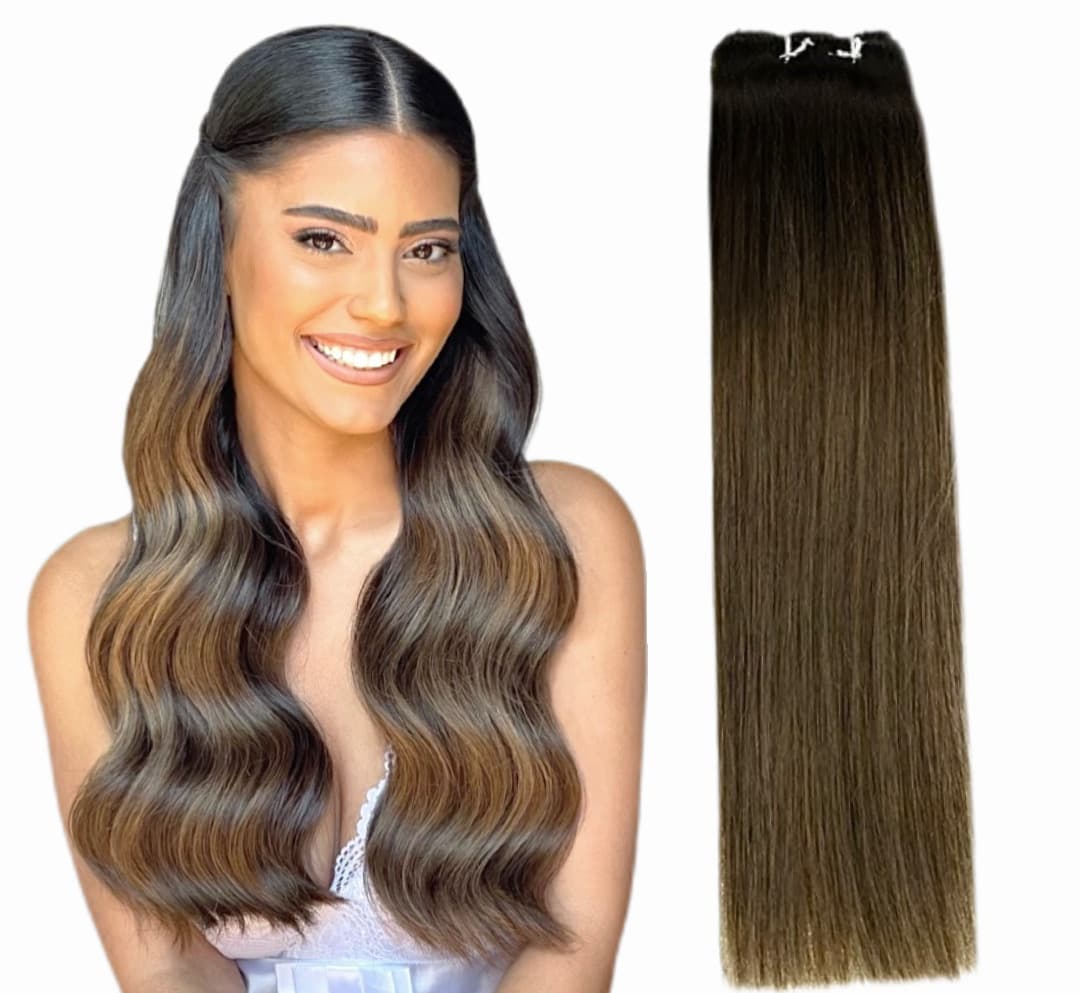 Clip-on Russian Ombre #1B/#7