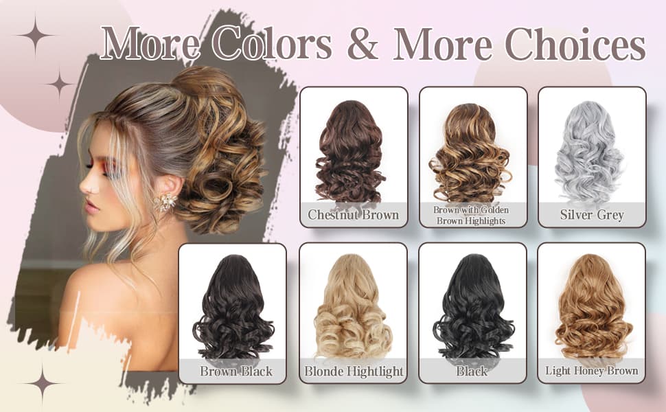 Cozi de Volum Ondulate Saten Mediu