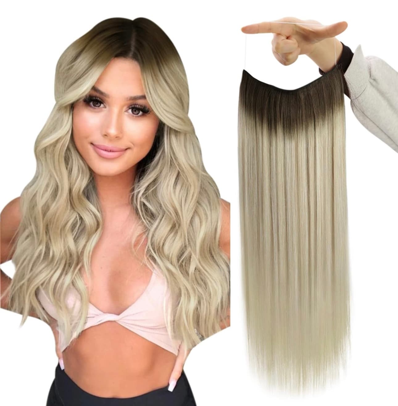 Extensii de Par Flip IN Ombre #1B #18