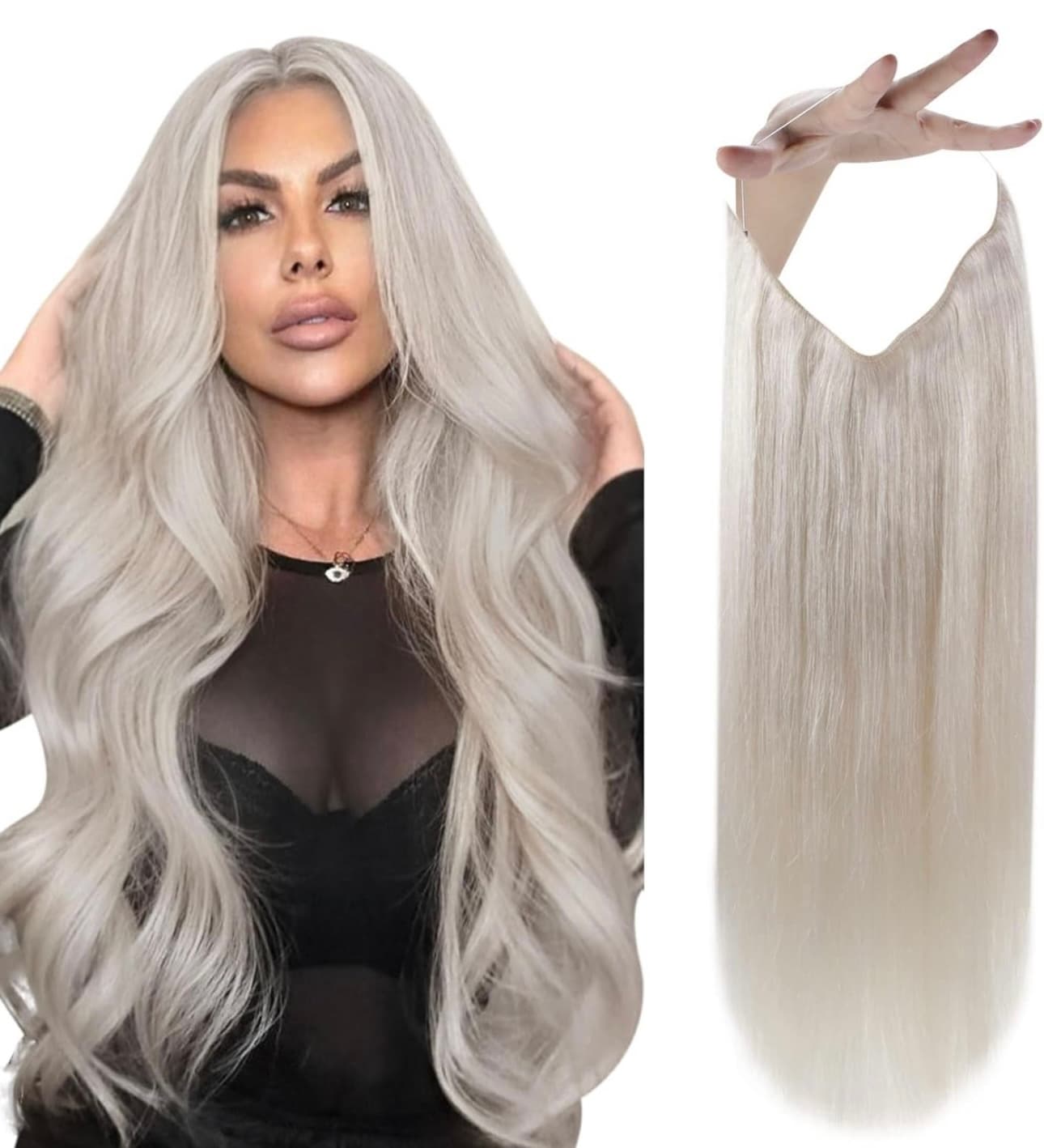 Extensii de Par Flip IN Luxe Light Grey