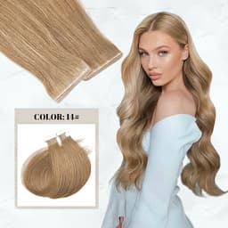 Extensii Invisible Tape #14 Blond Nisipiu