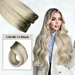 Extensii Invisible Tape Ombre #4/ #60ASH