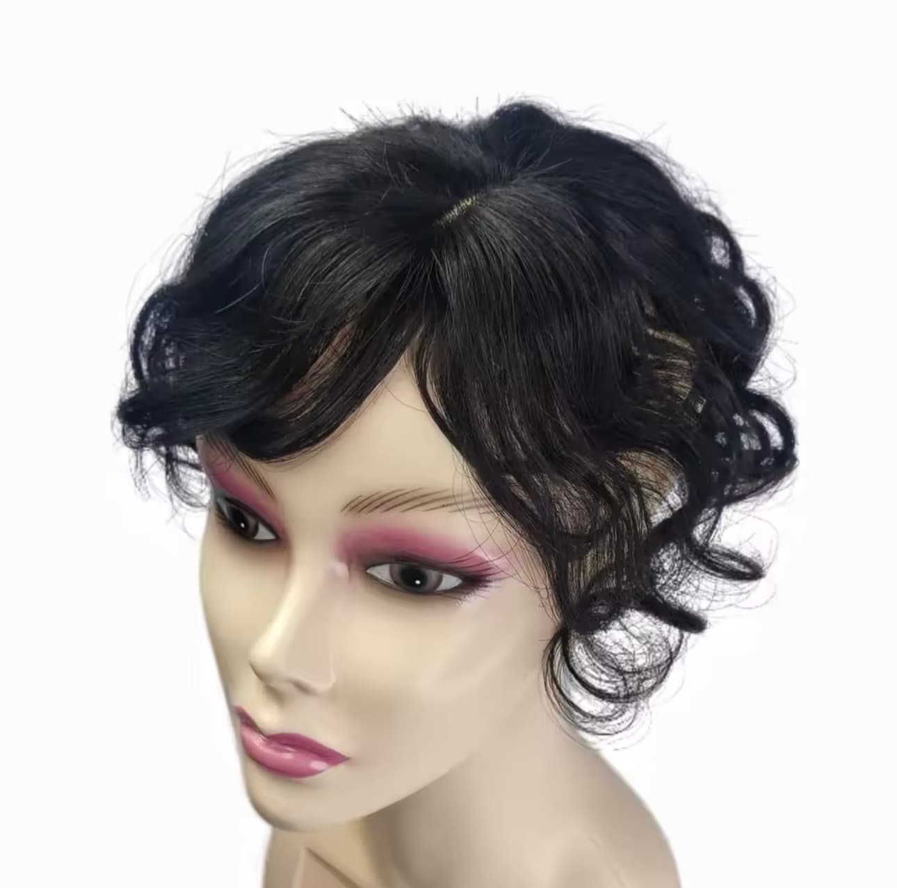 Mesa din par natural pentru volum Negru