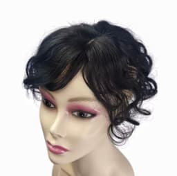 Mesa din par natural pentru volum Negru