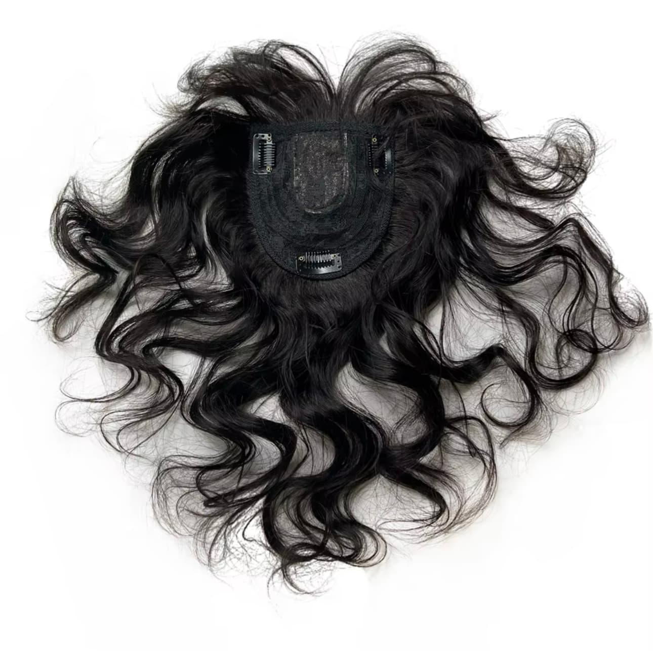 Mesa din par natural pentru volum Negru