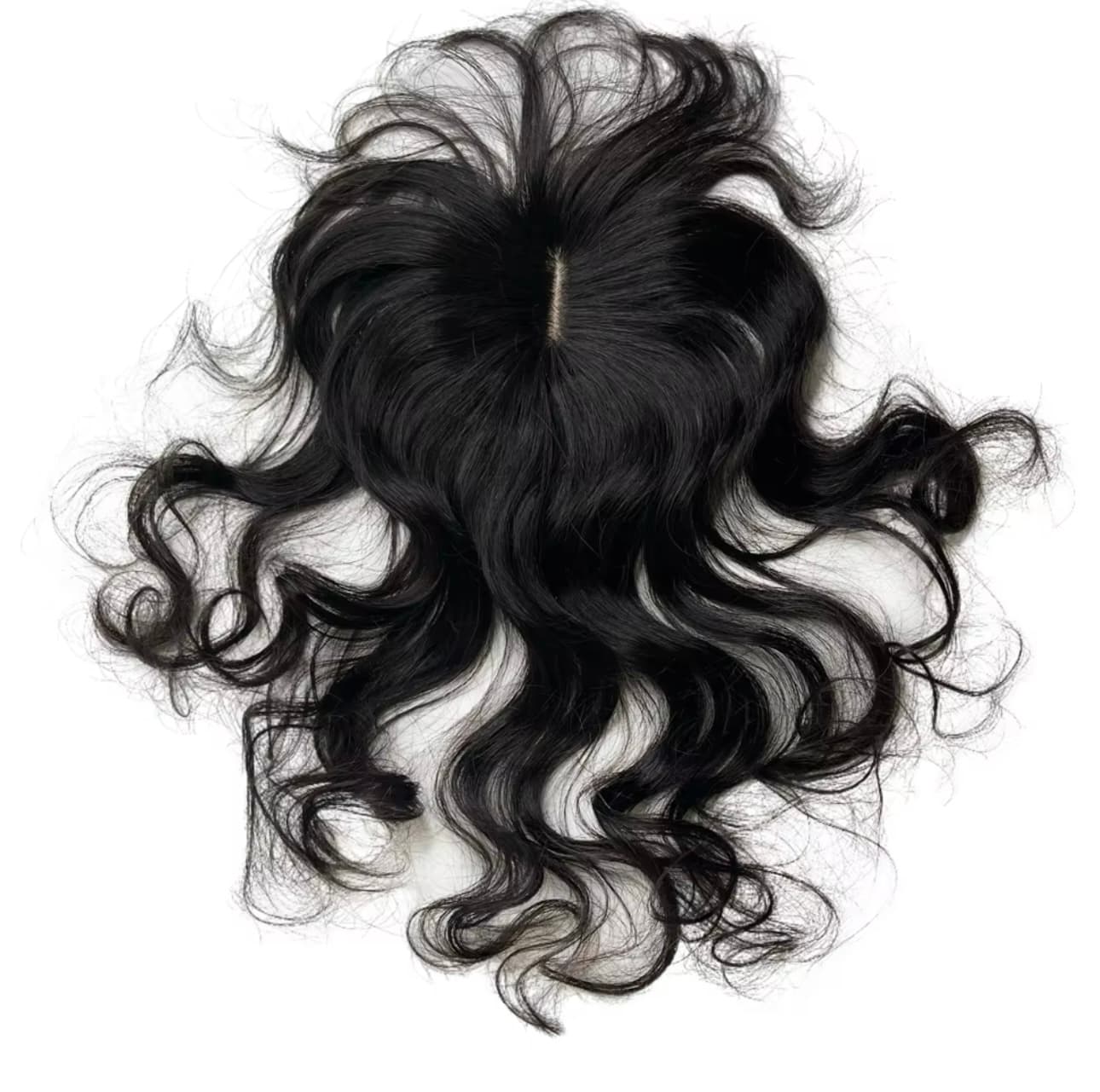 Mesa din par natural pentru volum Negru