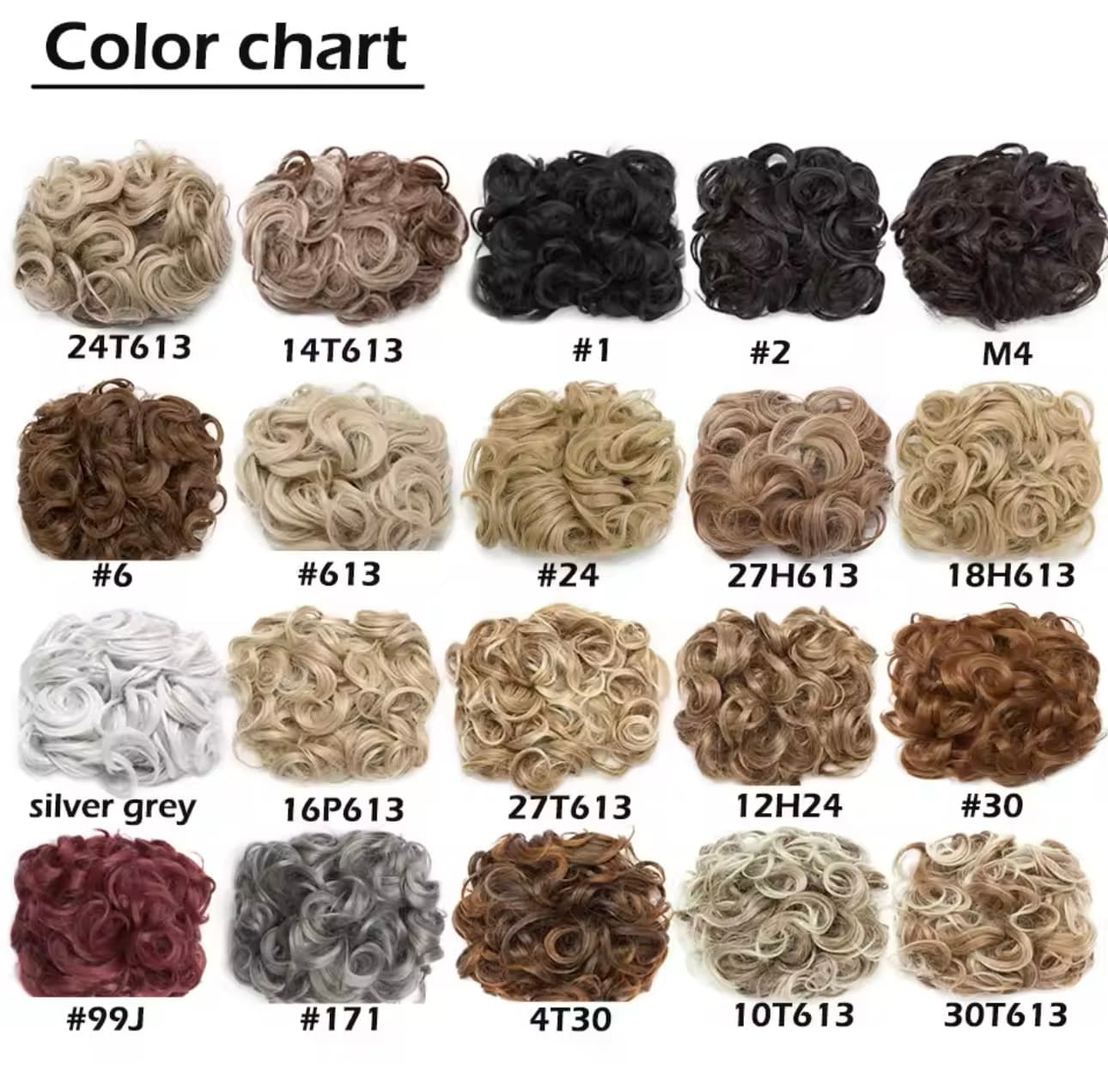 Mesa de volum tip coc Blond Mediu