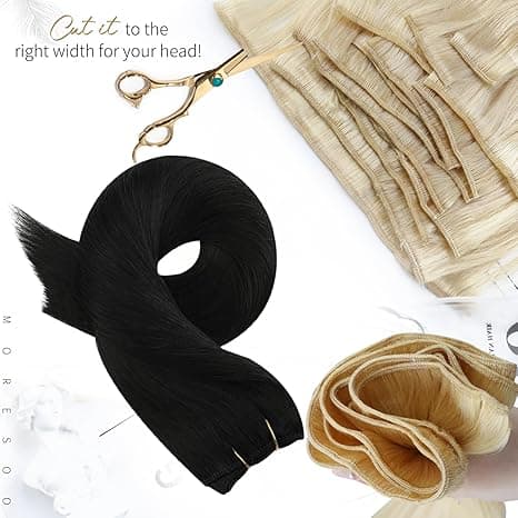 Extensii la Metru Russian Negru Natural #1B