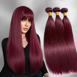 Extensii la Metru Burgundy