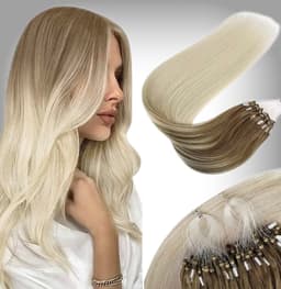 Extensii Microring Black Collection Ombre #7/Silver