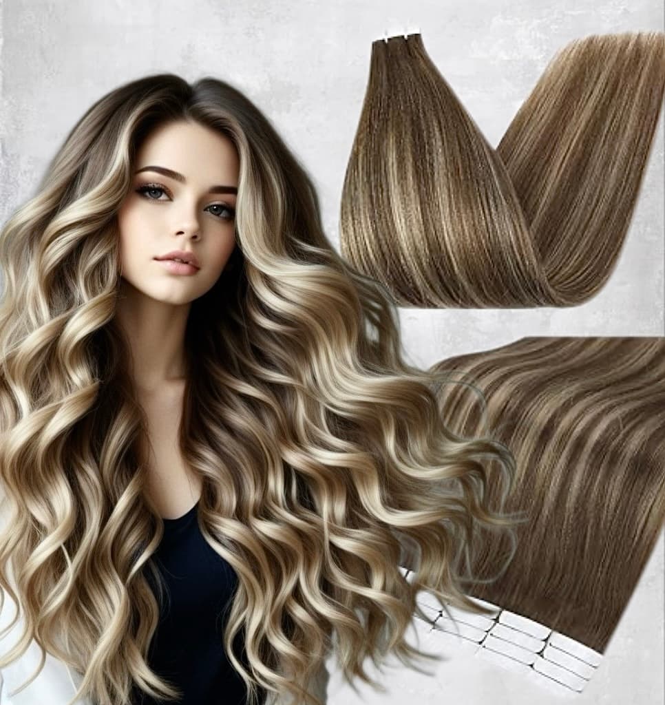 Extensii Tape In Luxe Balayage B#4/17/4