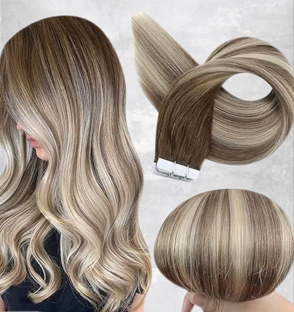 Extensii Tape In Luxe Balayage #8/Silver