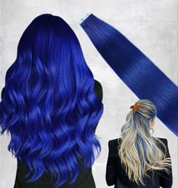 Extensii Tape In Luxe Albastru