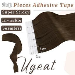White Platinum Tape In Extensions #4