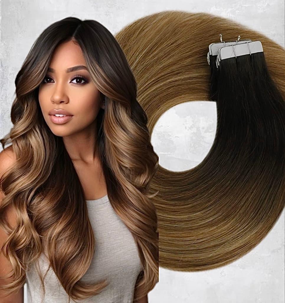 Tape In Black Collection Ombre #2 #8