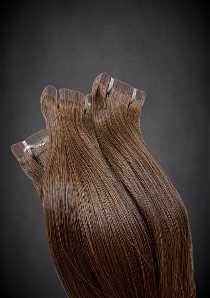Extensii Tape-in SLAVIC Hair Ciocolatiu